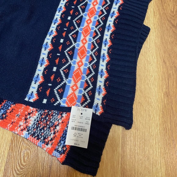 JCrew- Fair Isle Scarf - Picture 5 of 9